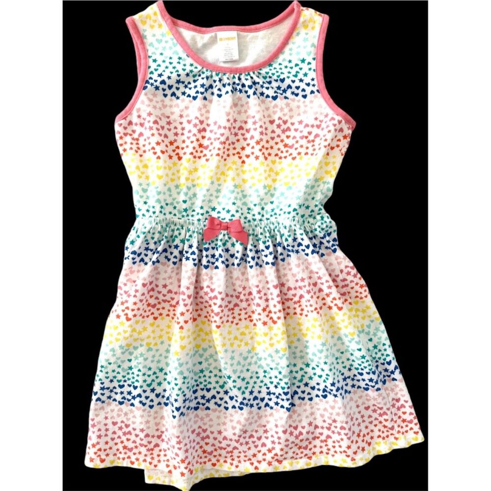 Gymboree Girls Dress, Size 8, Sun dress, Stars & Hearts